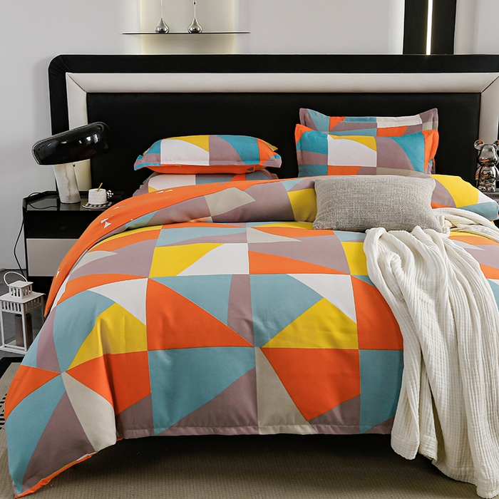 91家纺网 家纺一手货源 找家纺 梦卓家纺 2025新款直播加厚植物羊绒四件套高克重磨毛跨境四件套 大量现货时光偶遇