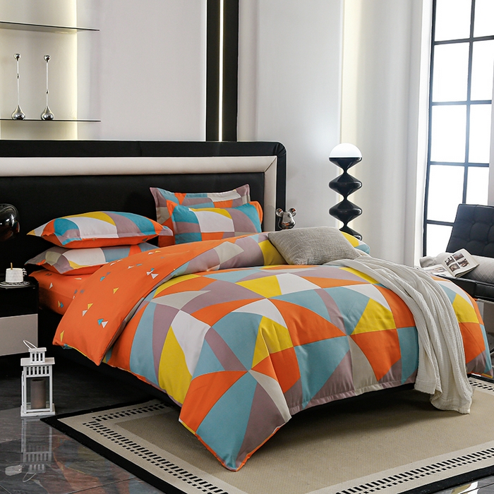 91家纺网 家纺一手货源 找家纺 梦卓家纺 2025新款直播加厚植物羊绒四件套高克重磨毛跨境四件套 大量现货时光偶遇