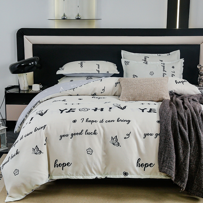 91家纺网 家纺一手货源 找家纺 梦卓家纺 2025新款直播加厚植物羊绒四件套高克重磨毛跨境四件套 大量现货蝴蝶画报