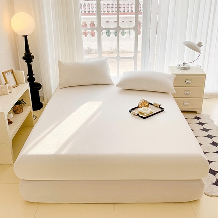 91家纺网 家纺一手货源 找家纺 （总）卡普二店 2024新款A类纯棉水洗棉单床笠