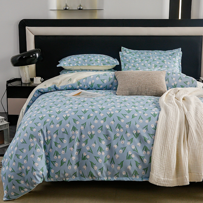 91家纺网 家纺一手货源 找家纺 梦卓家纺 2025新款直播加厚植物羊绒四件套高克重磨毛跨境四件套 大量现货初遇