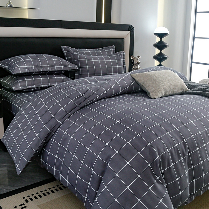 91家纺网 家纺一手货源 找家纺 梦卓家纺 2025新款直播加厚植物羊绒四件套高克重磨毛跨境四件套 大量现货憧憬