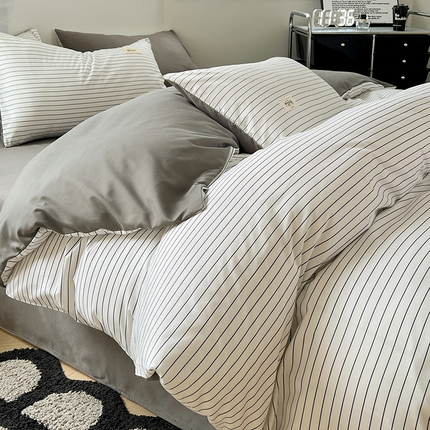 91家纺网 家纺一手货源 找家纺 （总）卡斯诺家纺馆 2025新款105克贴标款四件套-风格一