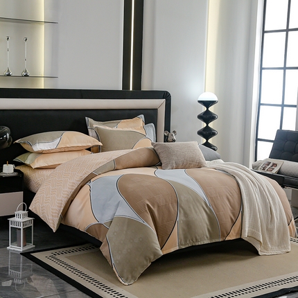 91家纺网 家纺一手货源 找家纺 （总）梦卓家纺 新款直播加厚植物羊绒四件套高克重磨毛跨境四件套 大量现货