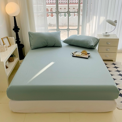 91家纺网 家纺一手货源 找家纺 （总）卡普二店 2024新款A类纯棉水洗棉单床笠