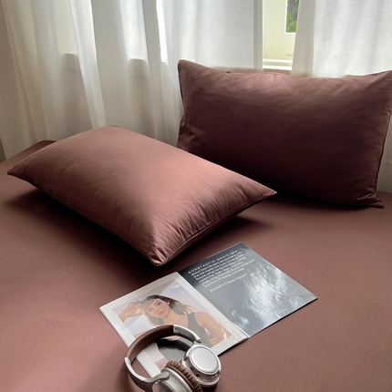 91家纺网 家纺一手货源 找家纺 （总）2025新款全棉纯色单品系列-枕套