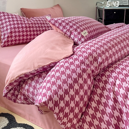 91家纺网 家纺一手货源 找家纺 （总）卡斯诺家纺馆 2025新款105克贴标款四件套-风格一