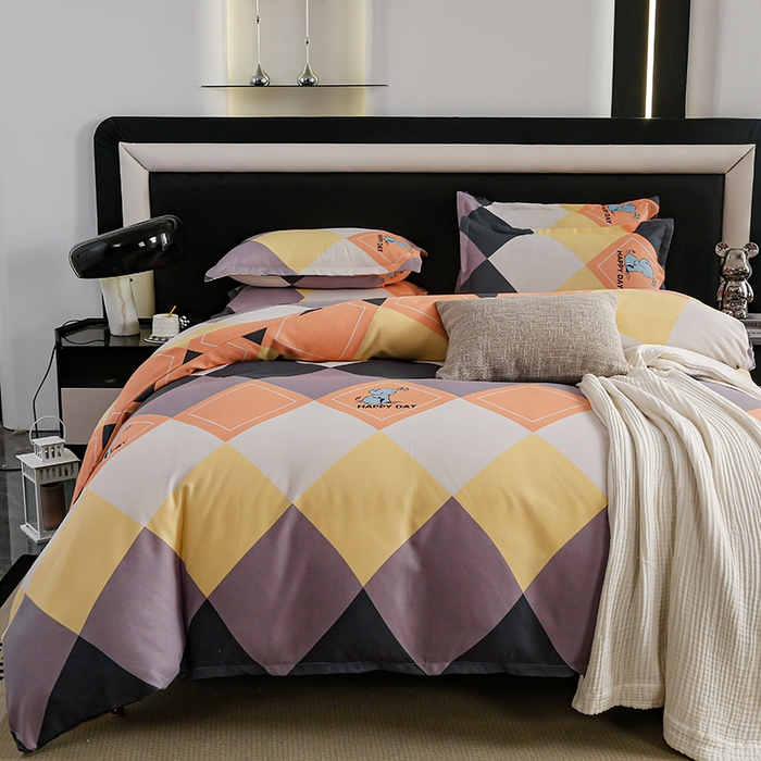 91家纺网 家纺一手货源 找家纺 梦卓家纺 2025新款直播加厚植物羊绒四件套高克重磨毛跨境四件套 大量现货乐享生活