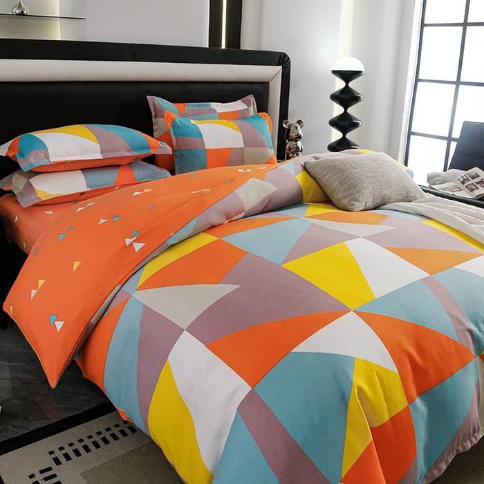 91家纺网 家纺一手货源 找家纺 梦卓家纺 2025新款直播加厚植物羊绒四件套高克重磨毛跨境四件套 大量现货时光偶遇