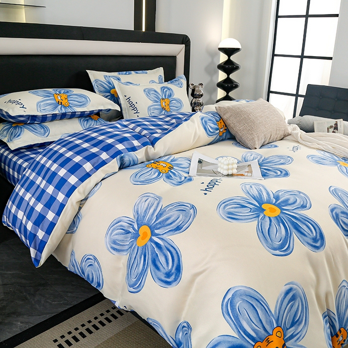 91家纺网 家纺一手货源 找家纺 梦卓家纺 2025新款直播加厚植物羊绒四件套高克重磨毛跨境四件套 大量现货情调