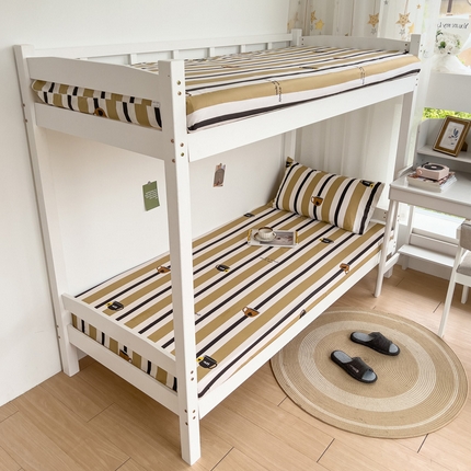 宅部落 2024新款全棉学生宿舍褥子套纯棉床笠床垫套 文艺风范