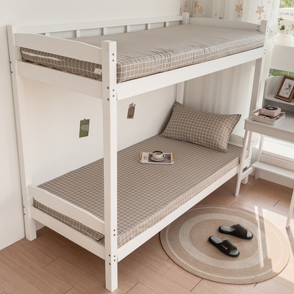 宅部落 2024新款全棉学生宿舍褥子套纯棉床笠床垫套 温情北欧