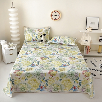 91家纺网 家纺一手货源 找家纺 新印象 2025新款细纱老粗布三件套盛夏