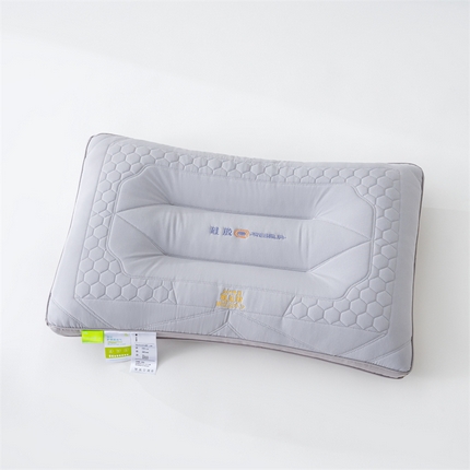 91家纺网 家纺一手货源 找家纺 帝诺妮枕芯坊 2024新款锦氨硅胶枕 灰色