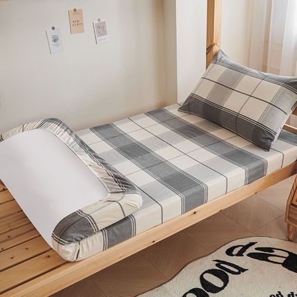 91家纺网 家纺一手货源 找家纺 （总）斯尔顿 2025新款A类全棉色织水洗棉床笠