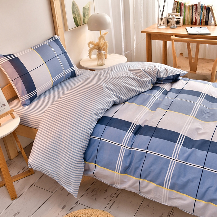 91家纺网 家纺一手货源 找家纺 总2025新款全棉学生三件套纯棉六件套装宿舍上下铺全套棉花被