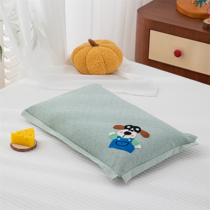 91家纺网 家纺一手货源 找家纺 （总）织布人 2024新款荞麦枕全棉毛巾绣玉努比儿童小孩学生枕幼儿园午睡枕头