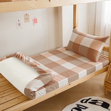 91家纺网 家纺一手货源 找家纺 （总）斯尔顿 2025新款A类全棉色织水洗棉床笠