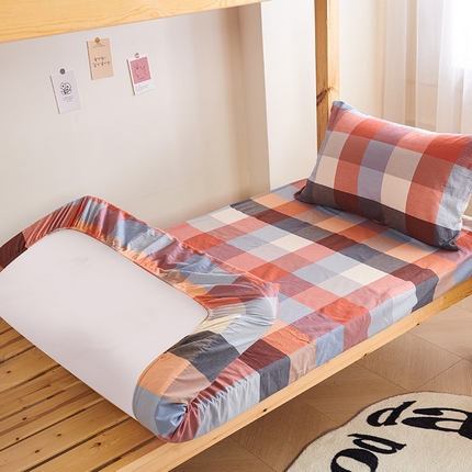 91家纺网 家纺一手货源 找家纺 （总）斯尔顿 2025新款A类全棉色织水洗棉床笠