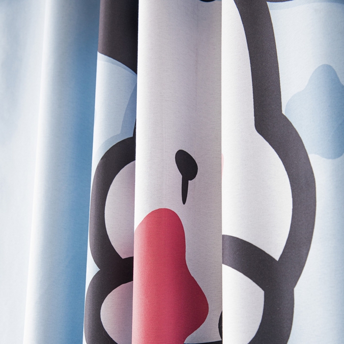 91家纺网 家纺一手货源 找家纺 宅部落 2024新款学生床帘宿舍上下铺床帘式印花强遮光学生蚊帐 悠哉狗狗