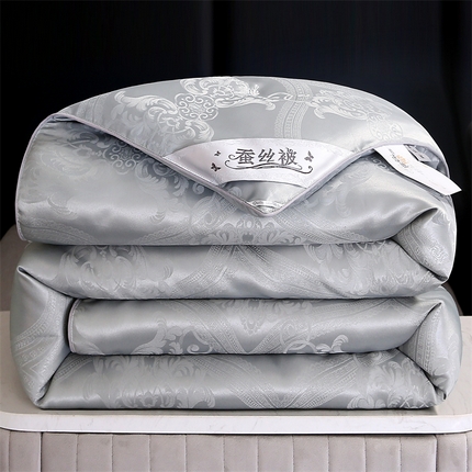 91家纺网 家纺一手货源 找家纺 （总）前程家纺 2025新款欧式手工订花被120s提花桑被春秋被子母被冬被二合一