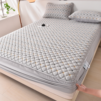 91家纺网 家纺一手货源 找家纺 （总）好眠好梦家纺 2024新款全棉夹棉床笠-寻觅