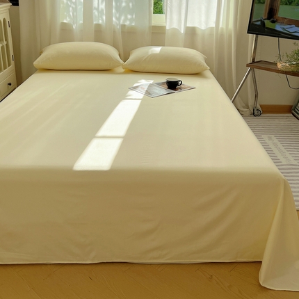 91家纺网 家纺一手货源 找家纺 （总）2025新款全棉纯色单品系列-床单