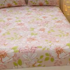 91家纺网 家纺一手货源 找家纺 金鑫汇家纺 2024新款全棉卡通印花单品床笠系列 繁花之恋