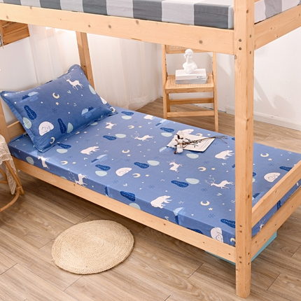 91家纺网 家纺一手货源 找家纺 （总）茗婷家纺 2025新款纯棉单品宿舍学生床笠