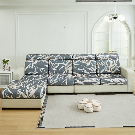91家纺网 家纺一手货源 找家纺 逐日沙发套 2024新款数码印花沙发笠 数码印-墨竹