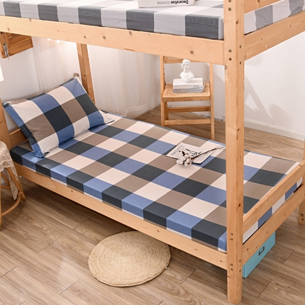 91家纺网 家纺一手货源 找家纺 （总）茗婷家纺 2025新款纯棉单品宿舍学生床笠