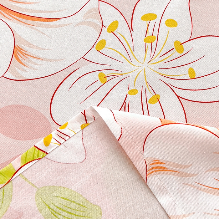 91家纺网 家纺一手货源 找家纺 金鑫汇家纺 2024新款全棉卡通印花单品床单 繁花之恋