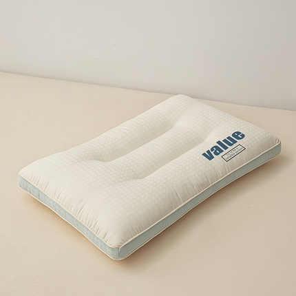 91家纺网 家纺一手货源 找家纺 （总）贵夫人 2024新款Value提花华夫格护颈枕