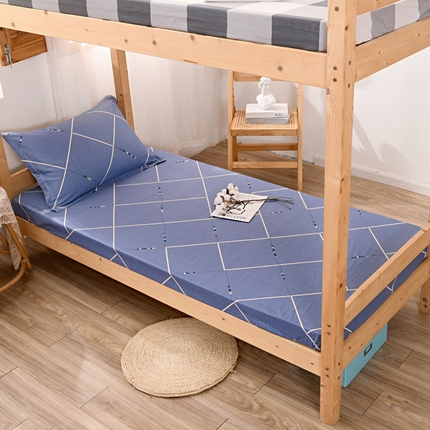 91家纺网 家纺一手货源 找家纺 （总）茗婷家纺 2025新款纯棉单品宿舍学生床笠