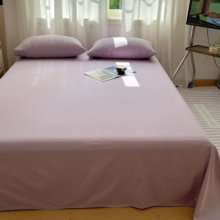 91家纺网 家纺一手货源 找家纺 （总）2025新款全棉纯色单品系列-床单