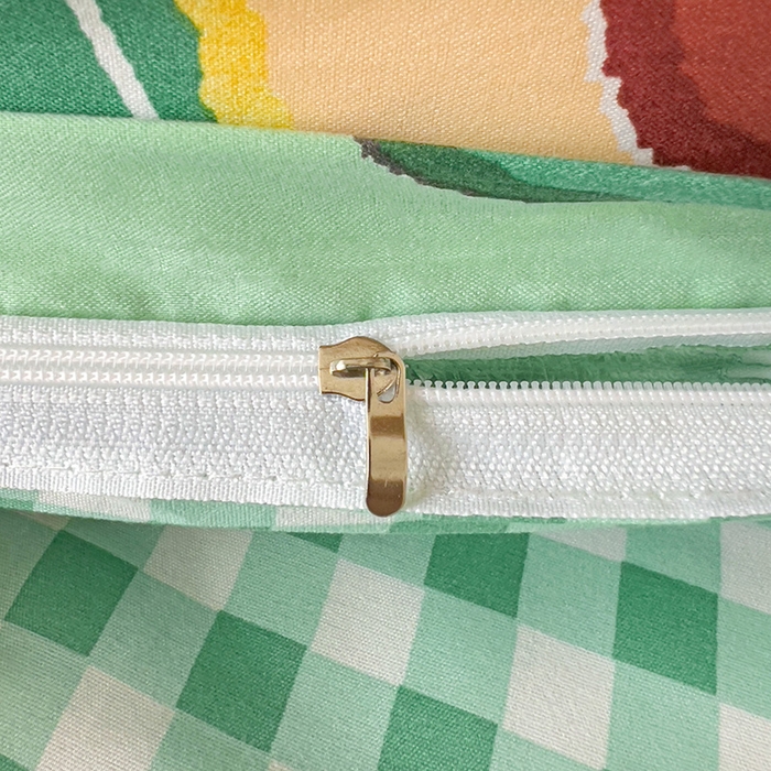 91家纺网 家纺一手货源 找家纺 楠沐家纺 2025新款亲肤芦荟棉印花学生宿舍上下铺四件套三件套 牛油果小兔