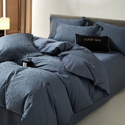 91家纺网 家纺一手货源 找家纺 （总）安莱生活 2024新款60S天丝棉提花四件套-凯撒