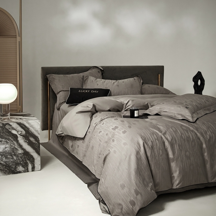 91家纺网 家纺一手货源 找家纺 安莱生活 2024新款60S天丝棉提花四件套-凯撒 凯撒-乐渝