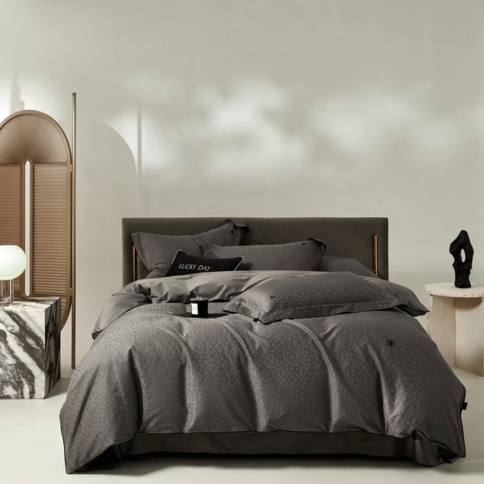 91家纺网 家纺一手货源 找家纺 安莱生活 2024新款60S天丝棉提花四件套-凯撒 凯撒-狂野