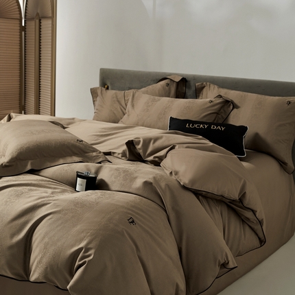 91家纺网 家纺一手货源 找家纺 （总）安莱生活 2024新款60S天丝棉提花四件套-凯撒