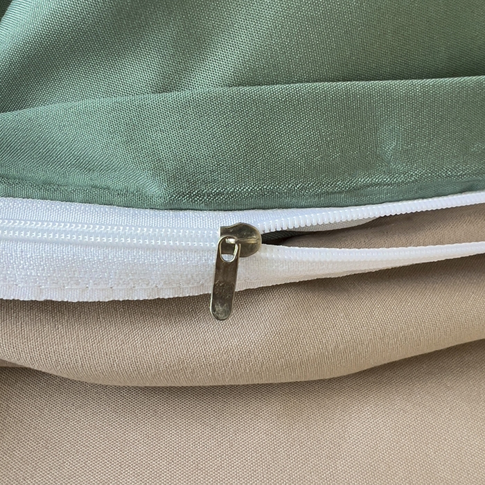 91家纺网 家纺一手货源 找家纺 楠沐家纺 2025新款亲肤芦荟棉印花学生宿舍上下铺四件套三件套 军绿+浅驼