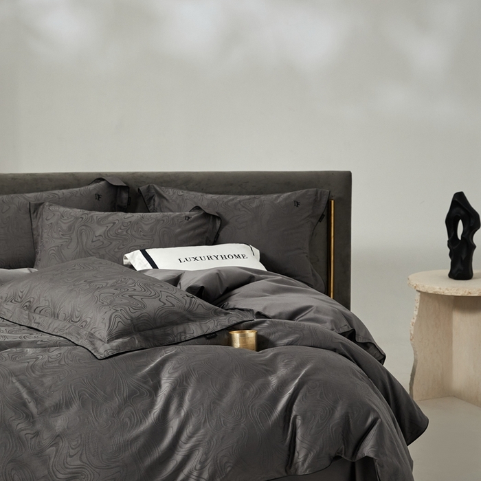 91家纺网 家纺一手货源 找家纺 安莱生活 2024新款60S天丝棉提花四件套-凯撒 凯撒-云华