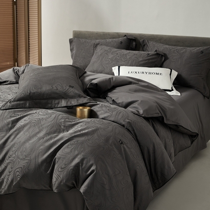 91家纺网 家纺一手货源 找家纺 （总）安莱生活 2024新款60S天丝棉提花四件套-凯撒