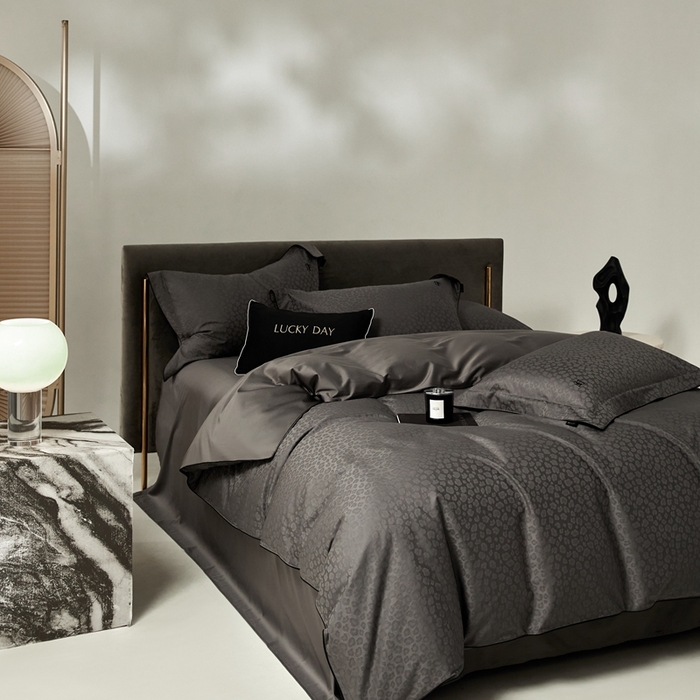 91家纺网 家纺一手货源 找家纺 安莱生活 2024新款60S天丝棉提花四件套-凯撒 凯撒-狂野