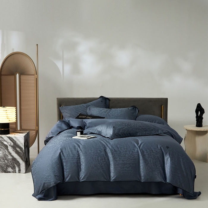 91家纺网 家纺一手货源 找家纺 安莱生活 2024新款60S天丝棉提花四件套-凯撒 凯撒-而安