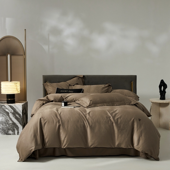 91家纺网 家纺一手货源 找家纺 安莱生活 2024新款60S天丝棉提花四件套-凯撒 凯撒-瑾妍