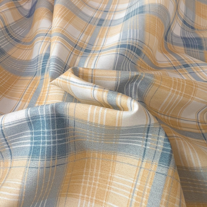 91家纺网 家纺一手货源 找家纺 楠沐家纺 2025新款亲肤芦荟棉印花学生宿舍上下铺四件套三件套 淡桔