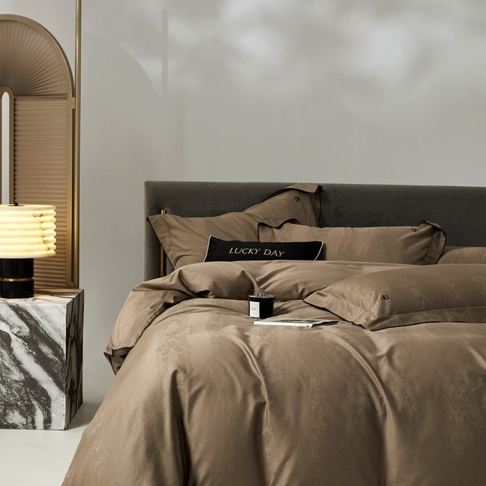 91家纺网 家纺一手货源 找家纺 安莱生活 2024新款60S天丝棉提花四件套-凯撒 凯撒-瑾妍