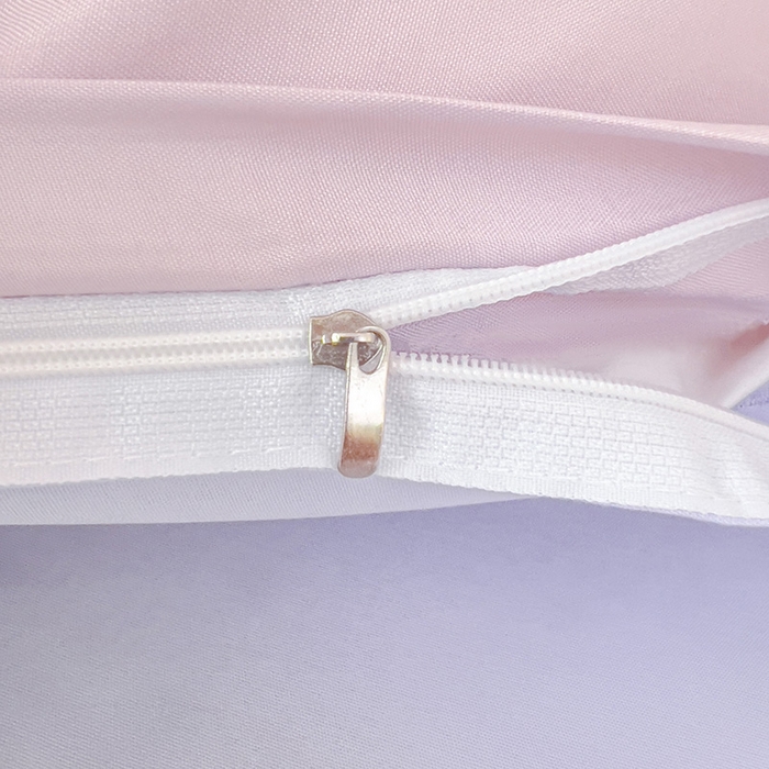 91家纺网 家纺一手货源 找家纺 楠沐家纺 2025新款亲肤芦荟棉印花学生宿舍上下铺四件套三件套 泡泡粉+泡泡紫