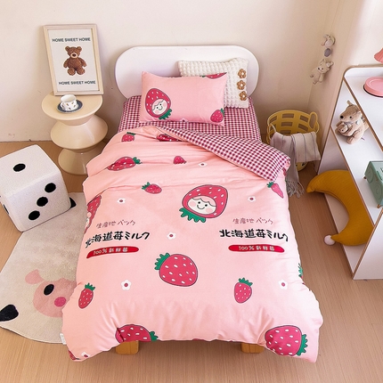 91家纺网 家纺一手货源 找家纺 （总）乐秀 2025新款40S全棉13372幼儿园三件套六件套